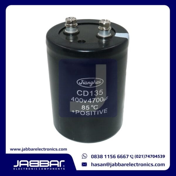 4700uF 400V CAPACITOR SCREW (L= 10.2 cm W= 7.6 cm)