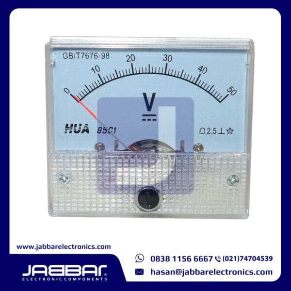 85C1 50A CLASS 2.5 PANEL ANALOG VOLTMETER