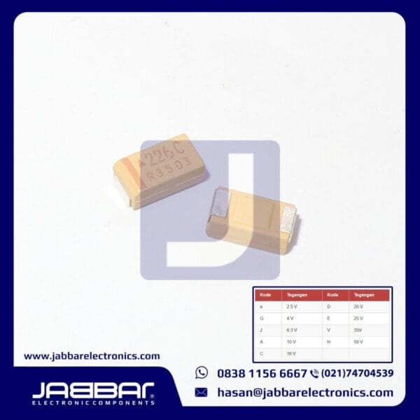 226C - 22uF 16V SMD CAPACITOR TANTALUM - TYPE C