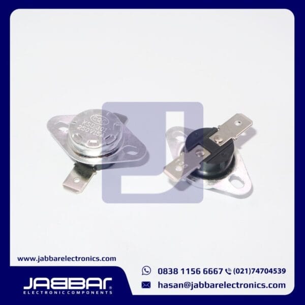 KSD301 250V 15A 100C (PIN HORIZONTAL) THERMOSTAT
