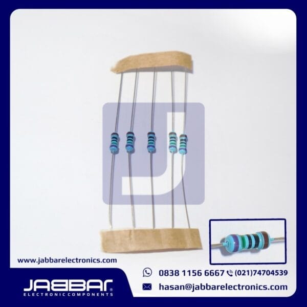 RESISTOR 750 OHM 1/4W 1% DIP - BIRU - Jabbar Electronics