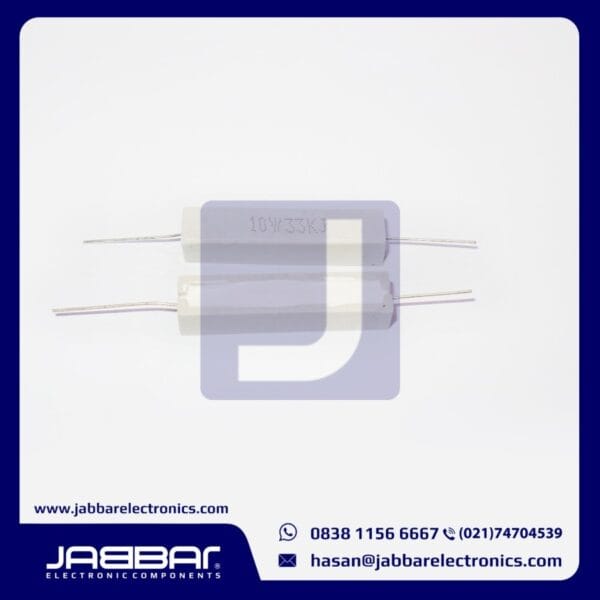 10W33KJ (10W 33000 OHM 5%) RX27-1 RESISTOR DIP CERAMICS CEMENT