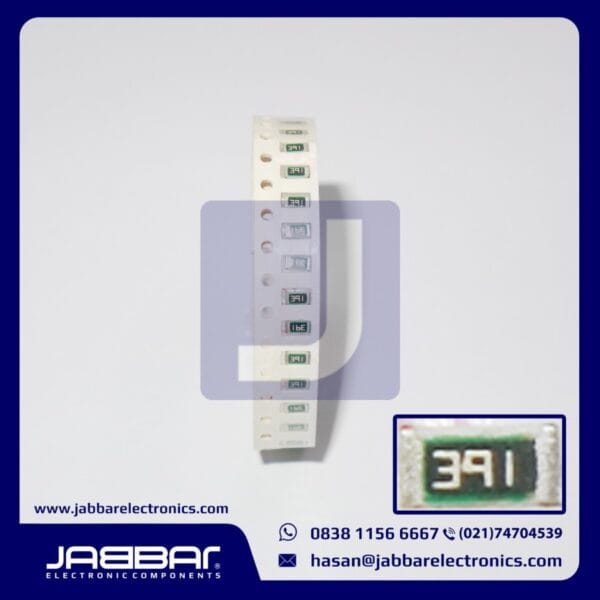 RESISTOR 391 - 390 OHM 1/4W SMD1206