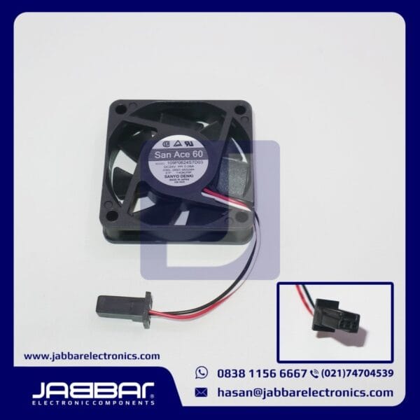 109P0624S7D03 DC24V 0.08A A90L-0001-0552#A FAN (3 CABLE - 6x6X1.5 cm)