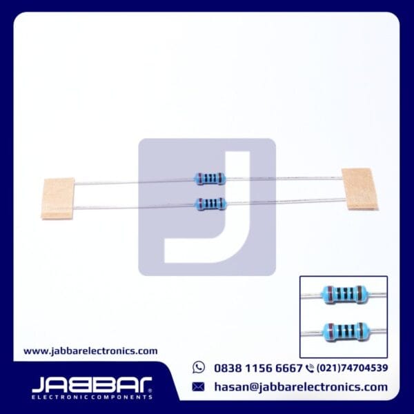 RESISTOR 200 OHM 1/4W (Seperempat) 1% DIP2 - BIRU