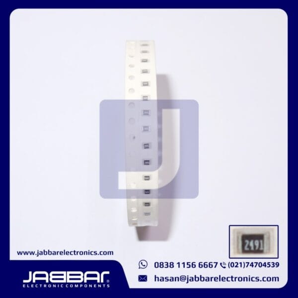 RESISTOR 2491 - 2.49K OHM 1/10W SMD0805