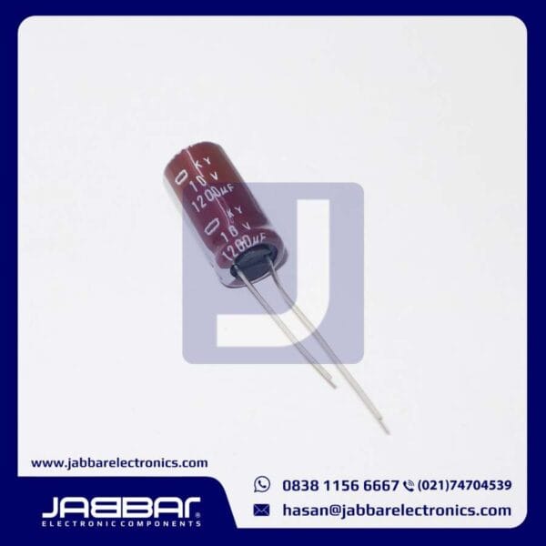 1200uF 10V DIP (L= 2 cm W= 1 cm)