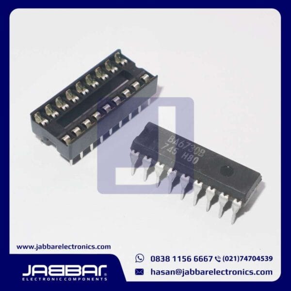 BA6730B DIP18 + SOCKET DIP18