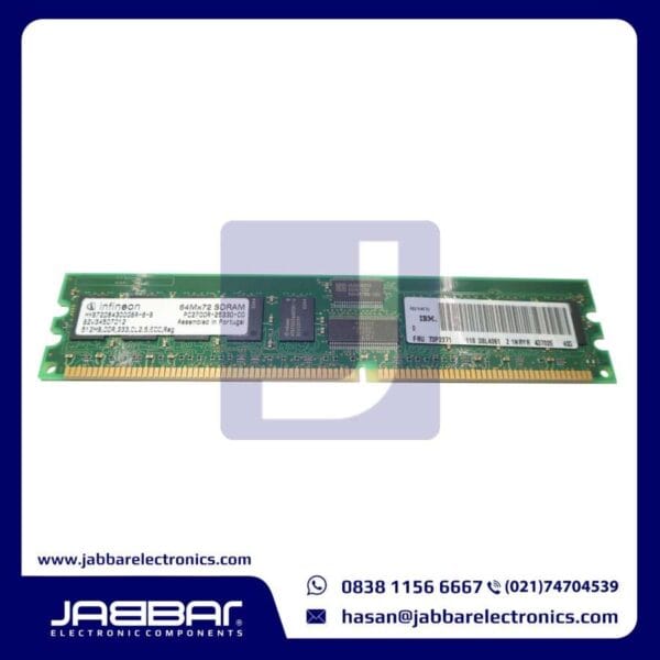 HYS72D64300GBR-6-B 512MB DDR 333MHz CL2.5 ECC MEMORY RAM
