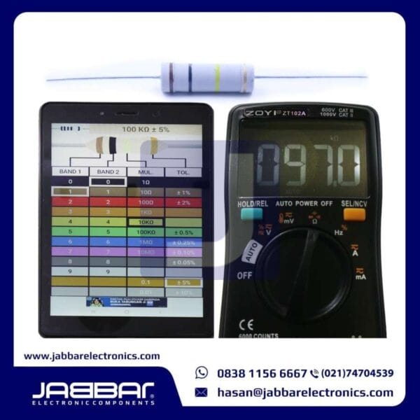 RESISTOR 100K OHM 5W 5% DIP - ABU-ABU