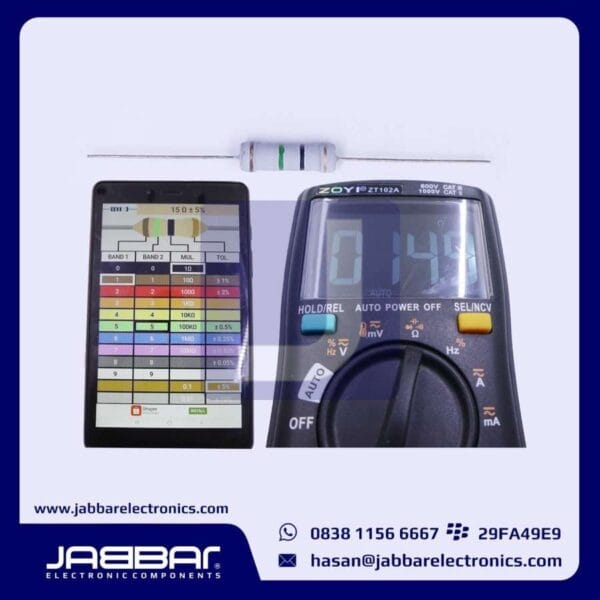 RESISTOR 15 OHM 2W 5% DIP - ABU-ABU