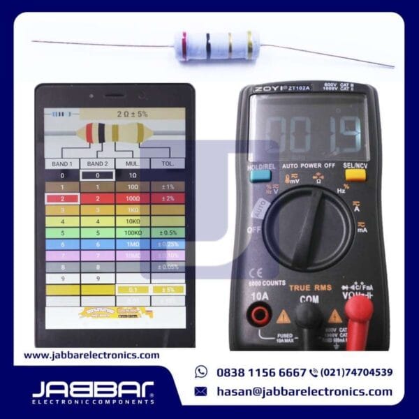 RESISTOR 2 OHM 3W 5% DIP - ABU-ABU