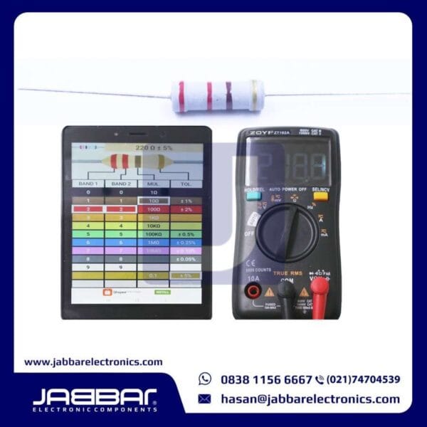 RESISTOR 220 OHM 3W 5% DIP - ABU-ABU