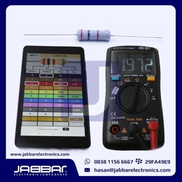 RESISTOR 2K OHM 2W 5% DIP - ABU-ABU