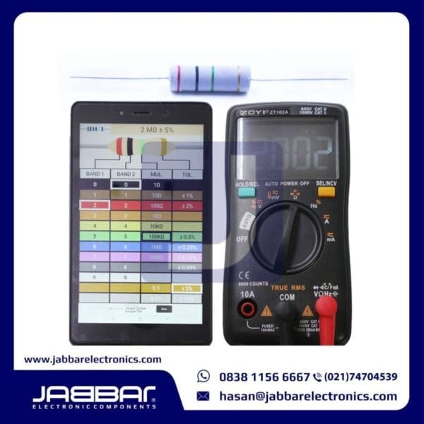 RESISTOR 2M OHM 5W 5% DIP - ABU-ABU