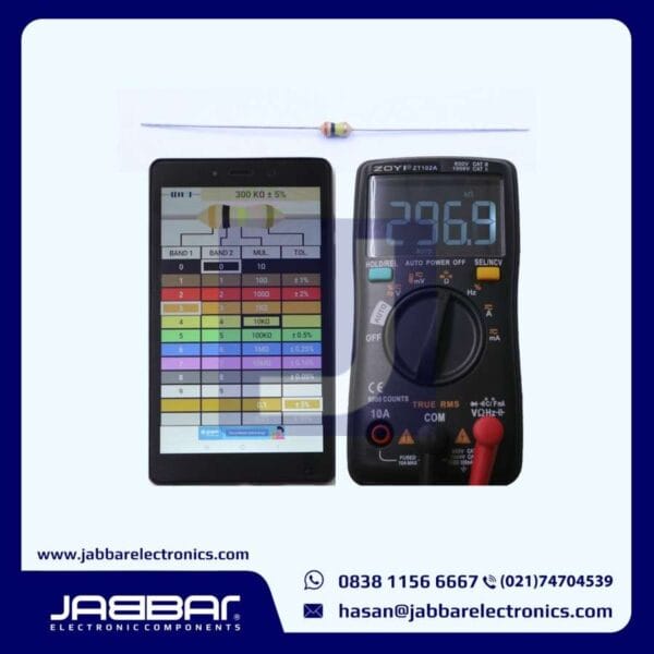 RESISTOR 300K OHM 1/6W 5% DIP - COKLAT