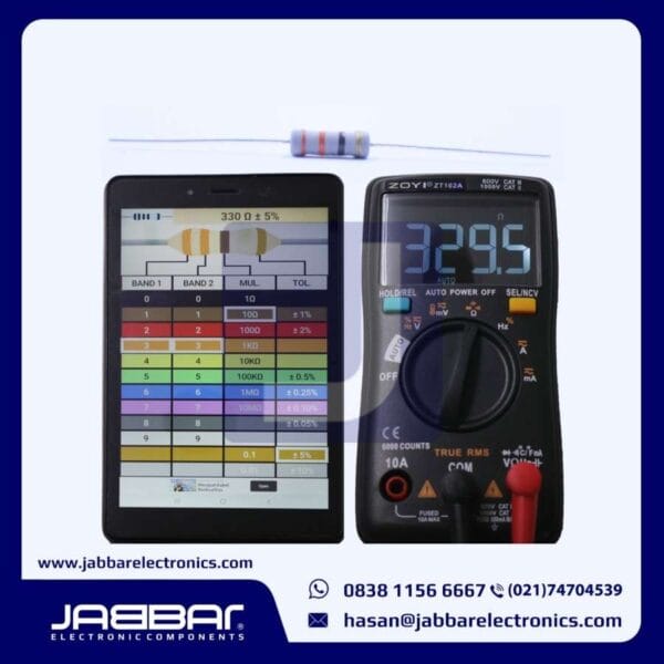 RESISTOR 330 OHM 1W 5% DIP - ABU-ABU