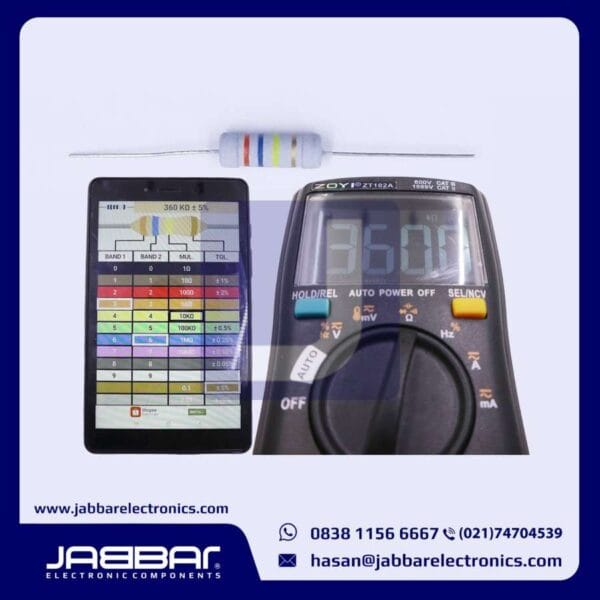 RESISTOR 360K OHM 2W 5% DIP - ABU-ABU