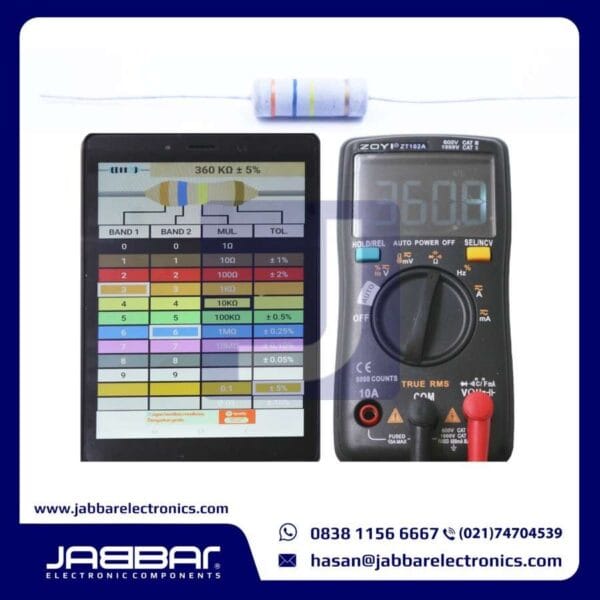 RESISTOR 360K OHM 3W 5% DIP - ABU-ABU