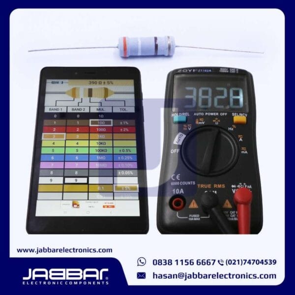 RESISTOR 390 OHM 2W 5% DIP - ABU-ABU
