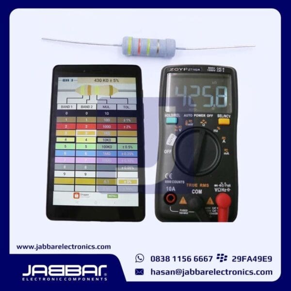 RESISTOR 430K OHM 2W 5% DIP - ABU-ABU