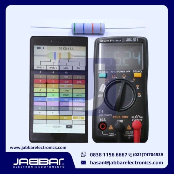 RESISTOR 56K OHM 5W 5% DIP - ABU-ABU