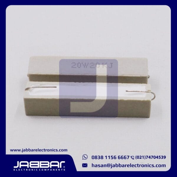 20W20KJ (20W 20K OHM 5%) RX27-1 RESISTOR DIP CERAMICS CEMENT