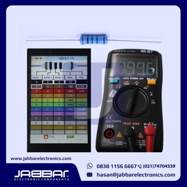 RESISTOR 100 OHM 2W 1% DIP - BIRU