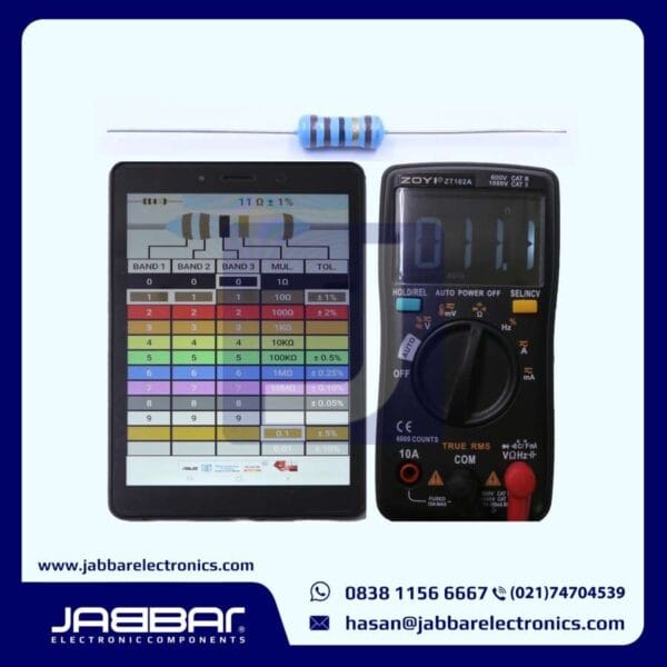 RESISTOR 11 OHM 1W 1% DIP - BIRU