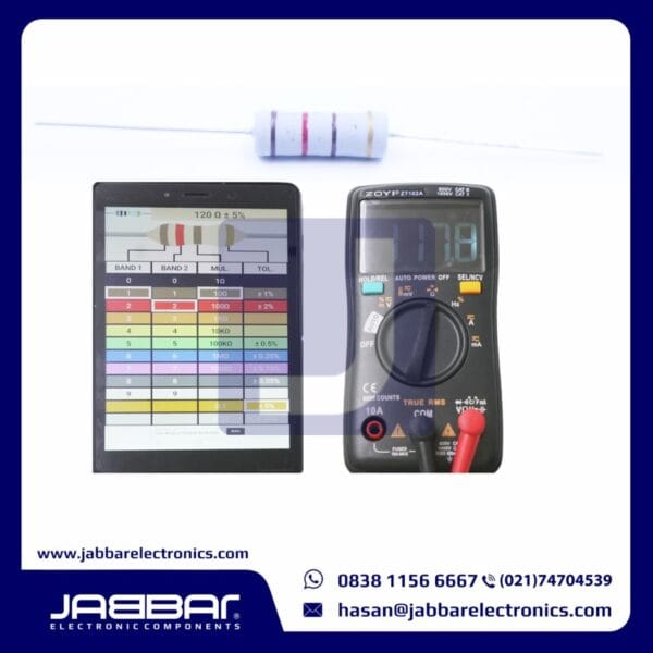 RESISTOR 120 OHM 3W 5% DIP - ABU-ABU