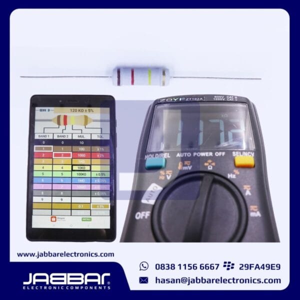 RESISTOR 120K OHM 2W 5% DIP - ABU-ABU