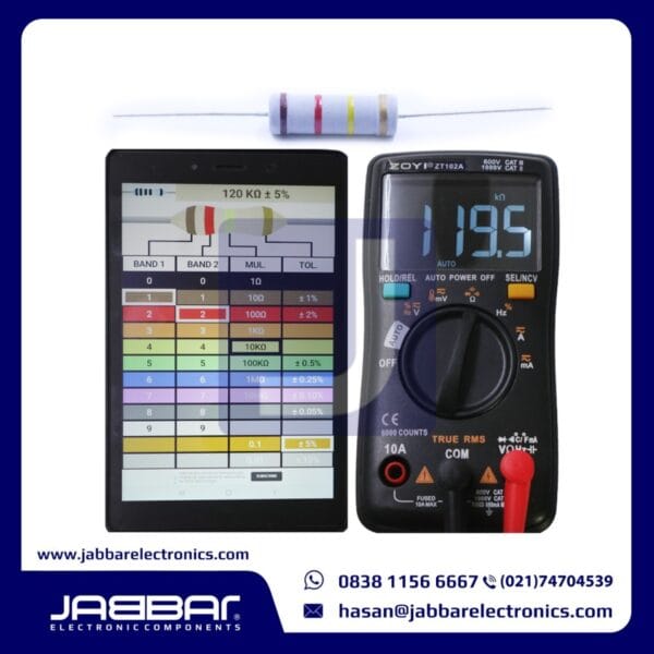 RESISTOR 120K OHM 5W 5% DIP - ABU-ABU