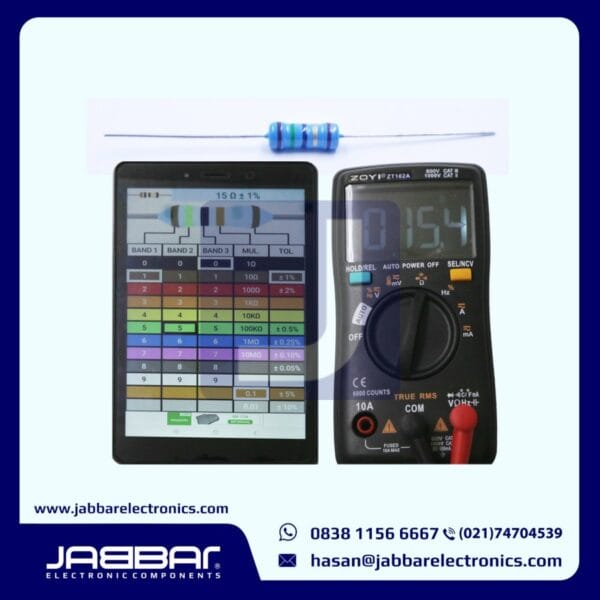 RESISTOR 15 OHM 1W 1% DIP - BIRU