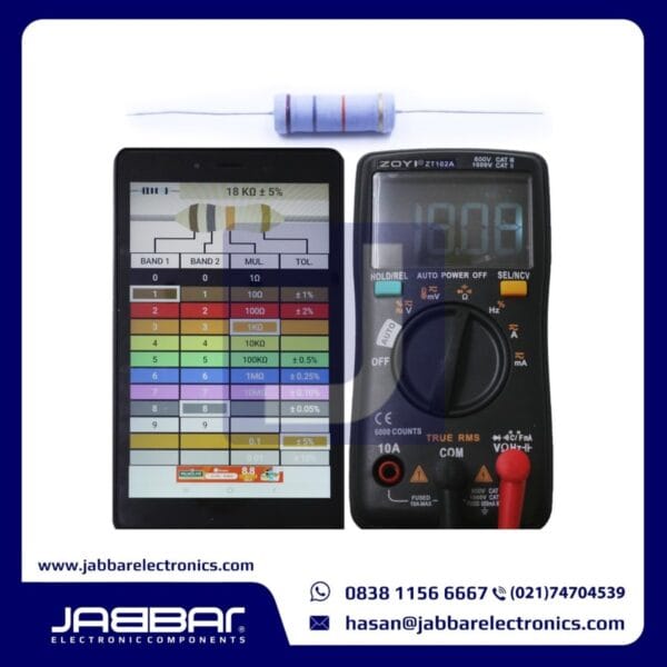 RESISTOR 18K OHM 5W 5% DIP - ABU-ABU
