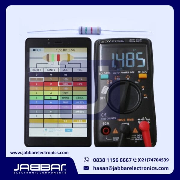 RESISTOR 1K5 OHM 1W 5% DIP (1,50K OHM) - ABU-ABU