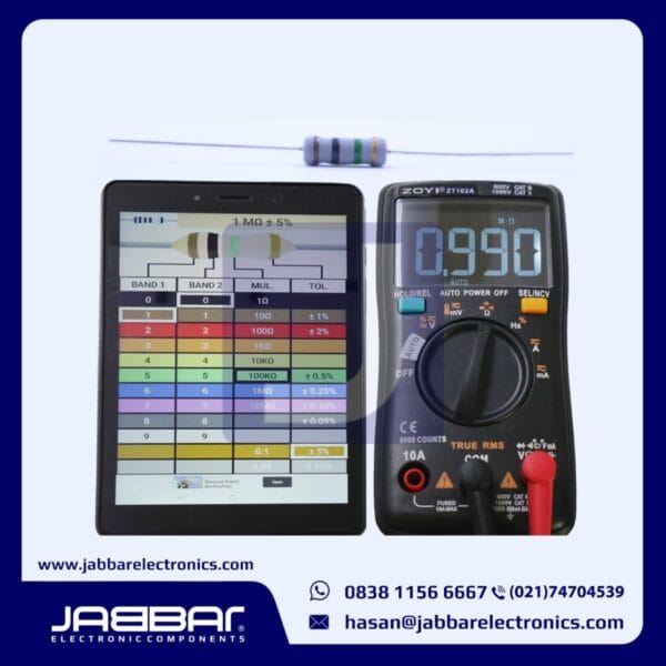 RESISTOR 1M OHM 1W 5% DIP - ABU-ABU