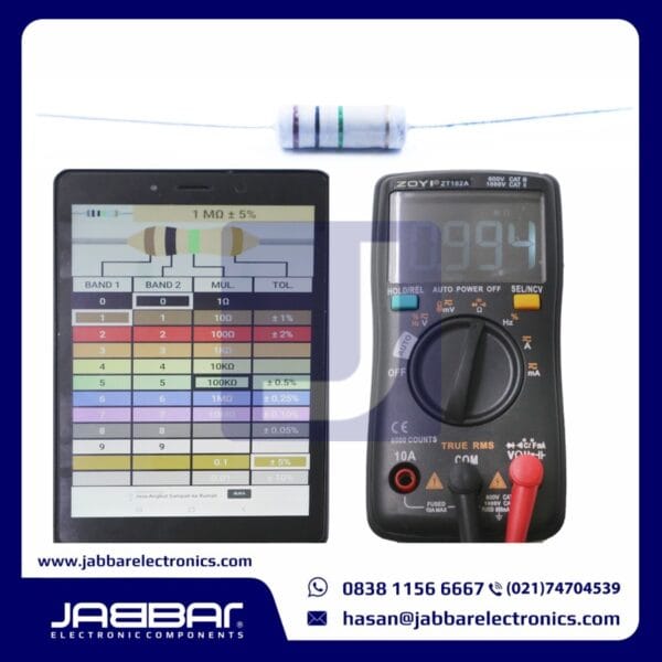 RESISTOR 1M OHM 3W 5% DIP - ABU-ABU