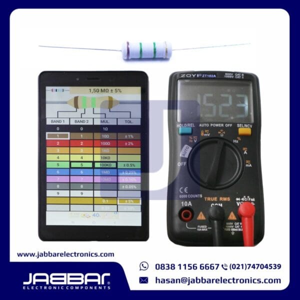 RESISTOR 1M2 OHM 3W 5% DIP (1,20M OHM) - ABU-ABU