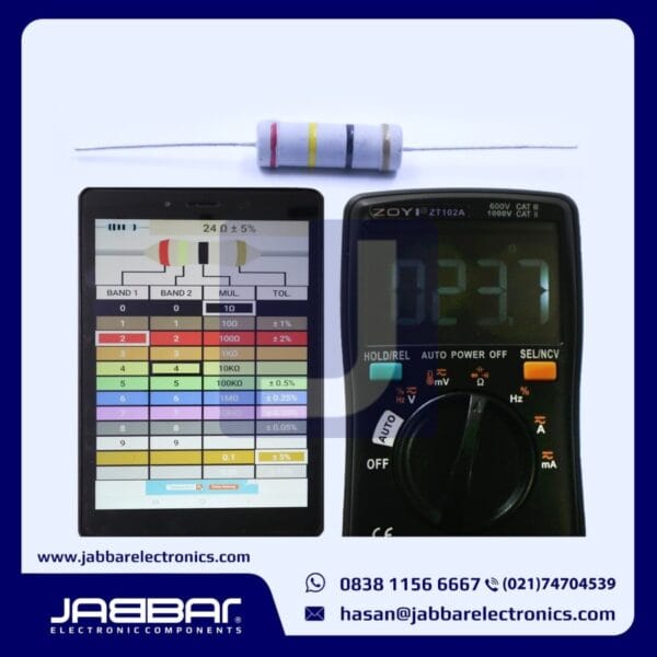 RESISTOR 24 OHM 5W 5% DIP - ABU-ABU