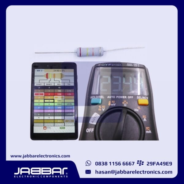 RESISTOR 24K OHM 2W 5% DIP - ABU-ABU