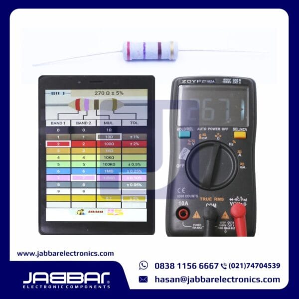 RESISTOR 270 OHM 3W 5% DIP - ABU-ABU