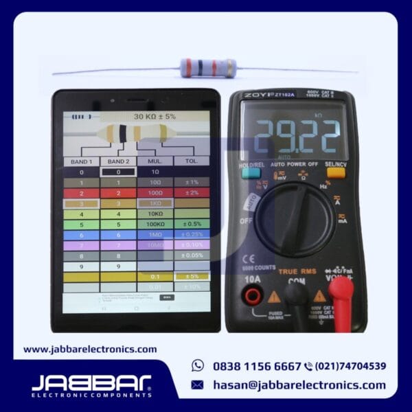 RESISTOR 30K OHM 1W 5% DIP - ABU-ABU