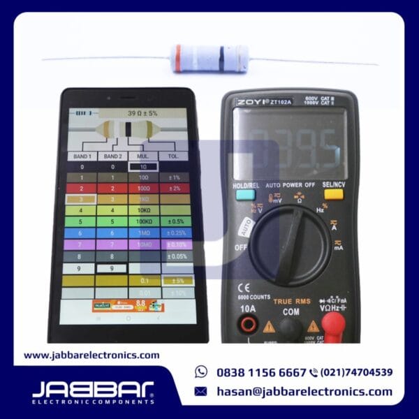 RESISTOR 39 OHM 3W 5% DIP - ABU-ABU