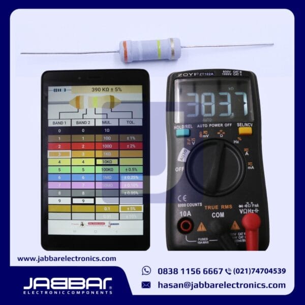 RESISTOR 390K OHM 2W 5% DIP - ABU-ABU