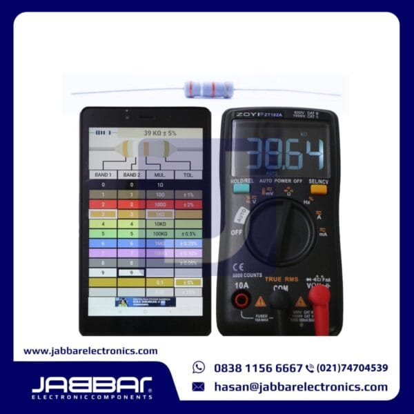 RESISTOR 39K OHM 1W 5% DIP - ABU-ABU