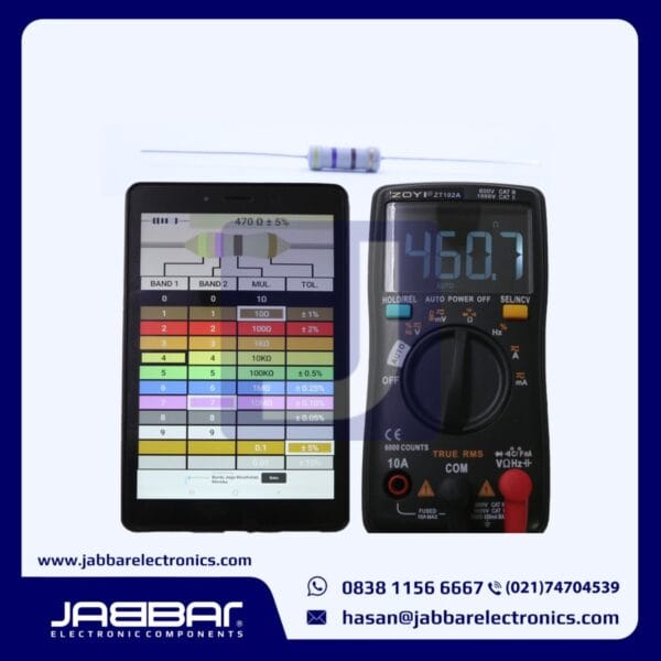 RESISTOR 470 OHM 1W 5% DIP - ABU-ABU