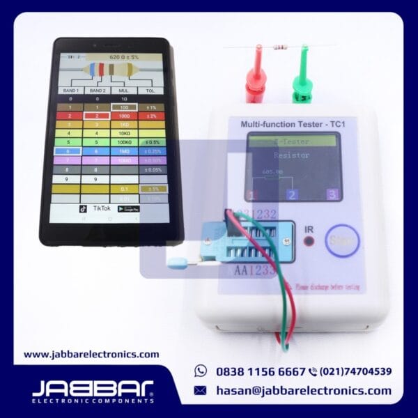 RESISTOR 620 OHM 1/4W (Seperempat) 5% DIP - COKLAT