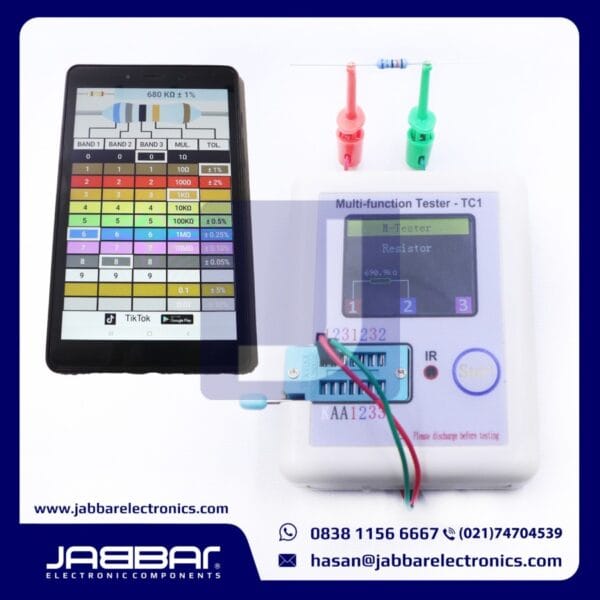 RESISTOR 680K OHM 1/2W (Setengah) 1% DIP - BIRU