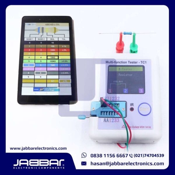 RESISTOR 680K OHM 1/2W (Setengah) 5% DIP - BIRU