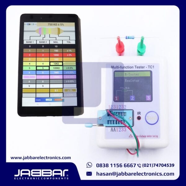 RESISTOR 750K OHM 1/2W (Setengah) 5% DIP - BIRU